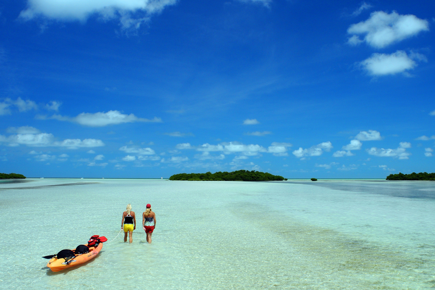 kayaking in lower keys backcountry (c) by rob o'nealcredit visit florida keys